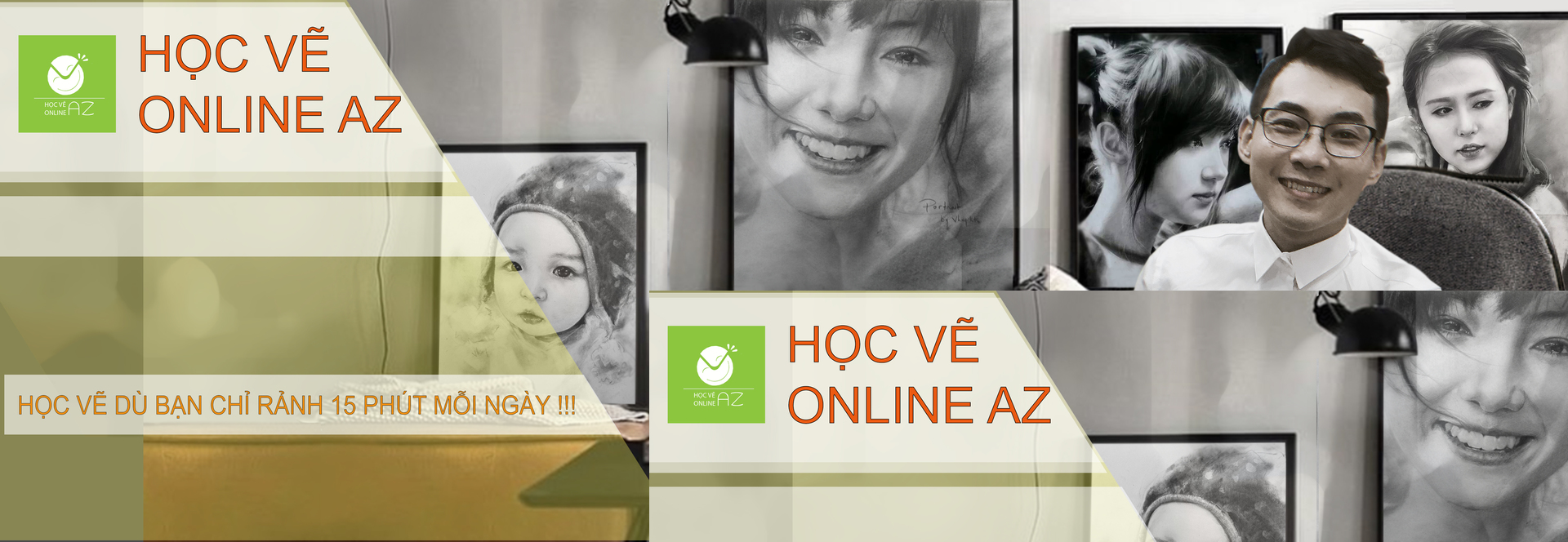 Muốn học vẽ online nhưng không biết nên bắt đầu từ đâu? Đến với chúng tôi để có những trải nghiệm thú vị và bài học chất lượng, giúp bạn trau dồi kỹ năng vẽ một cách hiệu quả và sinh động nhất. Chỉ cần một chiếc máy tính hoặc điện thoại thông minh, bạn có thể học bất cứ lúc nào, bất cứ nơi đâu.